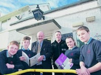 Pupils investigate behind the scenes at police station