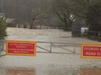 Storm forces Dyfi Bridge to close again