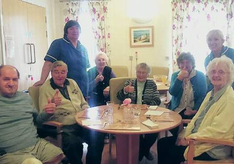 Care home hosts tea party for 40th birthday | cambrian-news.co.uk