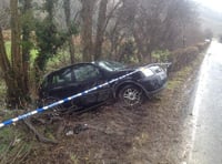 Two road collisions in 'icy' conditions this morning