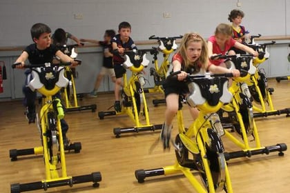 Pupils hold triathlon to raise money for Sport Relief