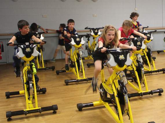 Pupils hold triathlon to raise money for Sport Relief