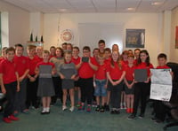 Pupils design slate products for South Caernarfon Creameries Cheddar