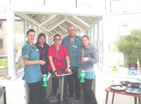 Pedal power raises £1,000 for care charities