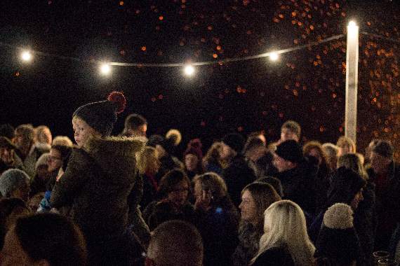 4,000 people at first Bonfire on the Beach in 30 years