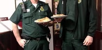 Local business feeds ambulance crew festive feast