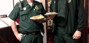 Local business feeds ambulance crew festive feast