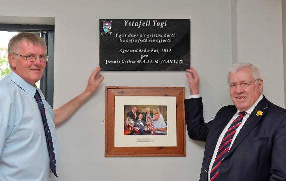 Extension opens in rugby club in memory of legend Yogi | cambrian-news ...