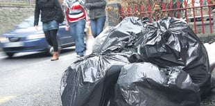 Monthly black bag collections given go ahead