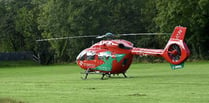 Pupil airlifted to hospital during sports lesson