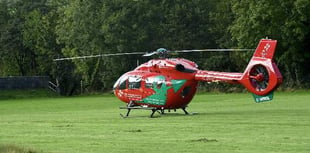 Pupil airlifted to hospital during sports lesson