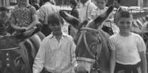 Do you recognise these children enjoying a donkey ride?