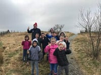 Pupils plant apple trees to honour poet Hedd Wyn