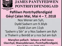 Eisteddfodau Teulu James Pantyfedwen Pontrhydfendigaid