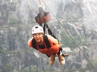 Zena conquers her fear for charity close to her heart