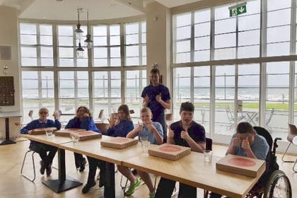Pizza lessons to get children excited about cooking with local ingredients