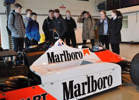 Formula One experience inspires engineering roles