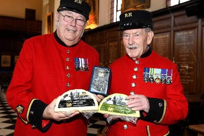 Cheesemakers’ gift to war pensioners