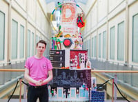 Baker crafts impressive three-metre, 10-tier cake