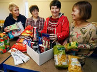 Appeal for volunteers after rise in foodbank hand-outs