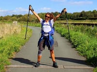 Maya fulfils promise to walk length of Wales Coast Path