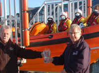 RNLI volunteer recognised for 43 years of service