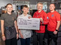 Restaurant raises £1,500 for rescue team