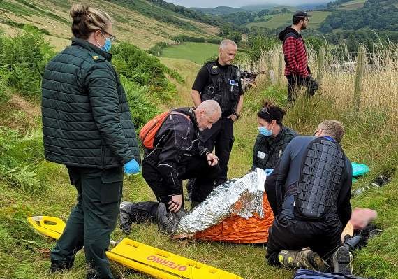 Off-road motorcylist hospitalised after crash