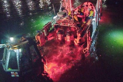 Lifeboat called to investigate mysterious orange glow