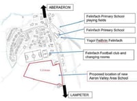 Land bought for new Aeron Valley area school