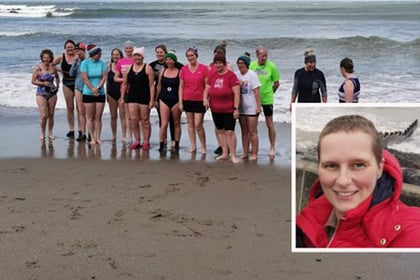 Bronglais Chemo Appeal: Emma and friends brave the waves to raise £1,229