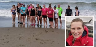 Bronglais Chemo Appeal: Emma and friends brave the waves to raise £1,229