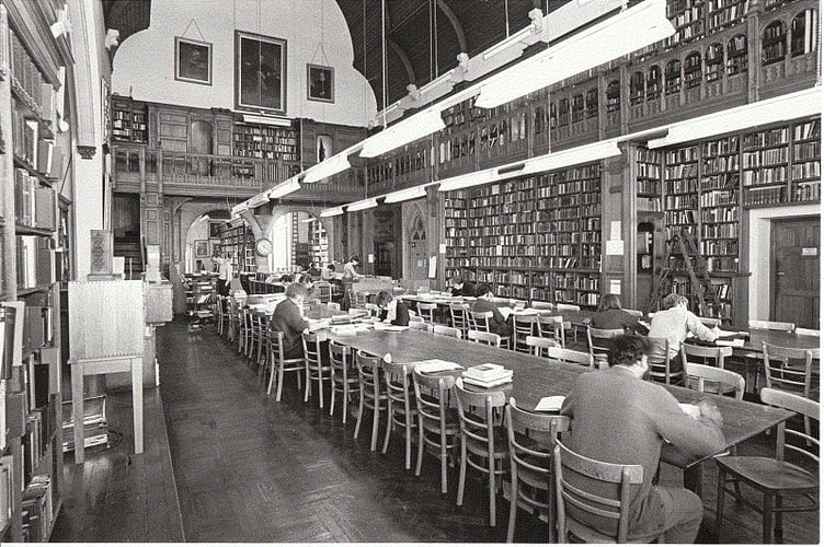 New Library in the old college