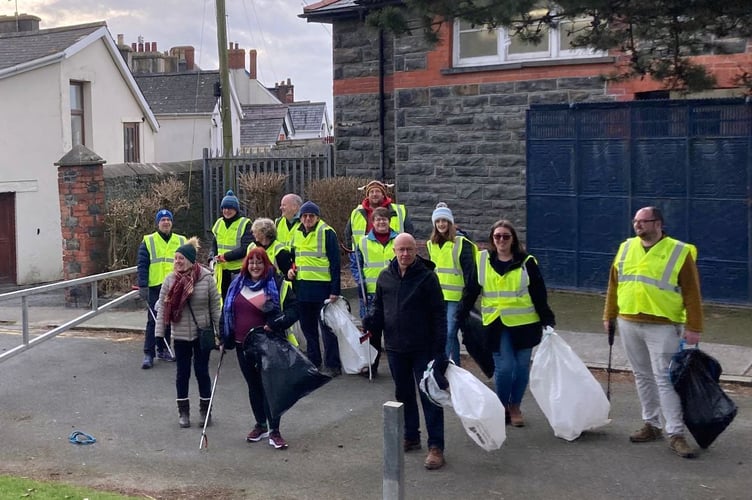 Members of Ardal Aberystwyth Rotary Club