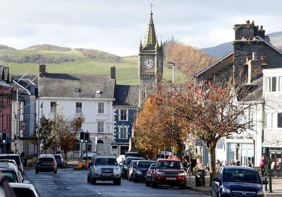 Machynlleth town centre