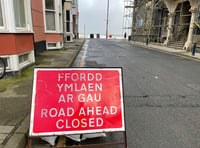 Aberystwyth roads to remain closed all weekend