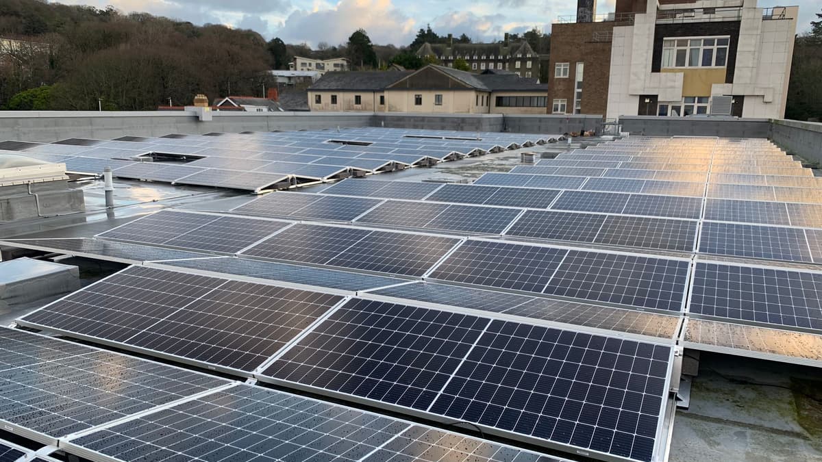 Solar panels installed on hospital’s roof | cambrian-news.co.uk