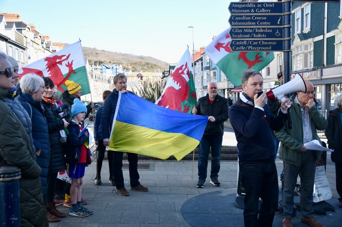 Ukraine Rally Aberystwyth 