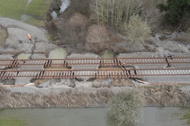 Cambrian Line flooding