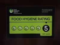 Ceredigion restaurant given new food hygiene rating