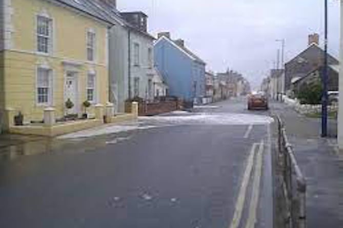 Borth flooding