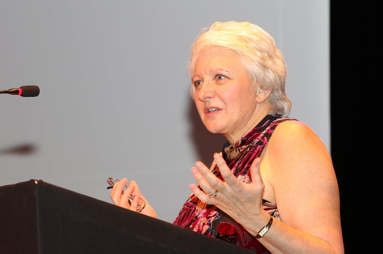 Mid Wales Tourism Awards 2019.
Pictured is Val Hawkins (Chief Executive MWT Cymru)
Picture by Phil Blagg.
PB517-2019-3