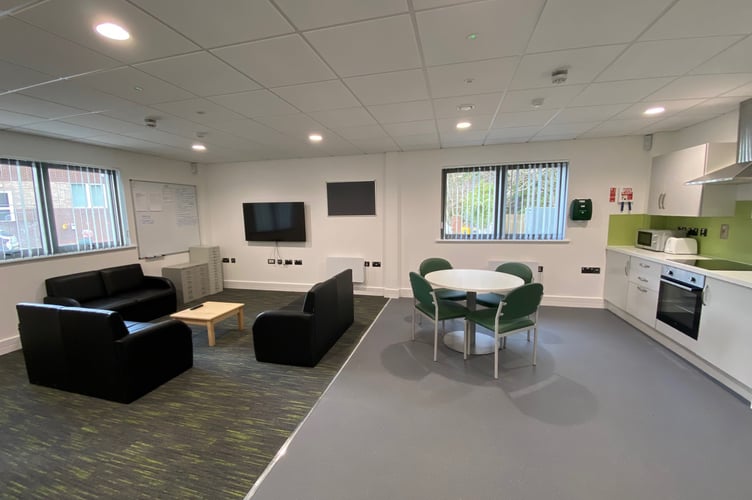 New crew room at the Aberaeron ambulance station