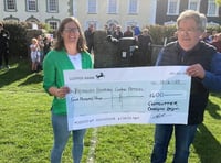 Aberaeron league cup final raises £400 for Bronglais appeal