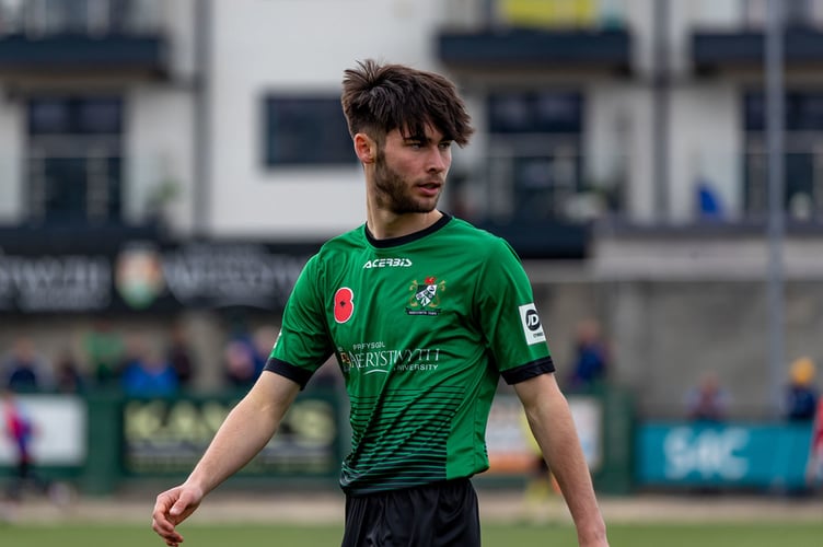 JD Cymru Premier match between  Aberystwyth Town vs Connahs Quay Nomads at Park Avenue Stadium on 23 April 2022      Score 1-1      
© Colin Ewart/pitchsideimages   {iptcyear4}