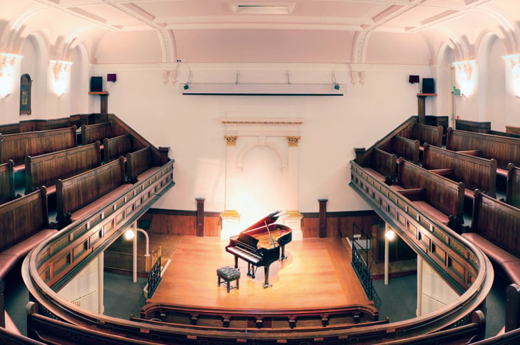 MOMA have made their piano, in The Tabernacle auditorium, available for piano players of all abilities to rehearse, experiment, and get used to playing on stage “without the pressure of a large audience”