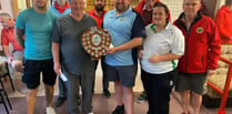 Lampeter Bowling Club’s new competition a success despite bad weather