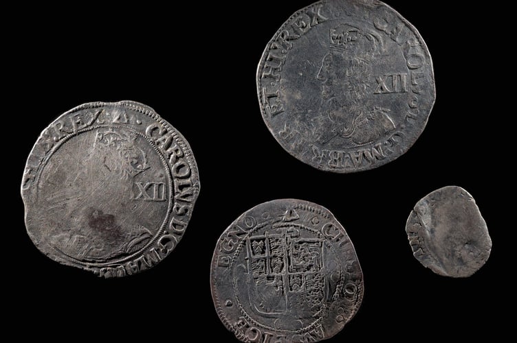 The coins found at Llanbedr. Photo: © Amgueddfa Cymru – National Museum Wales