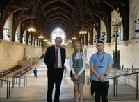 Youth members visit Westminster