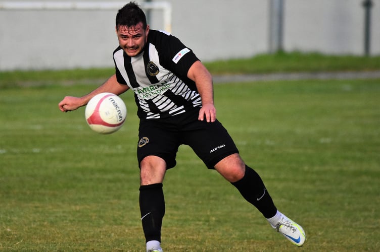 Daf Carruthers netted Bow Street reserves’ fourth goal against Caersws reserves
Bow Street res 4 Caersws Res 1 
FAW reserves League Central 230822